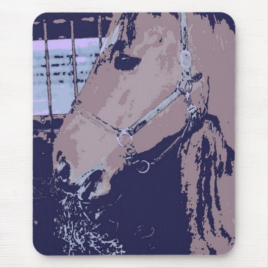 Tapis De Souris Cheval Pop Art (Devant)