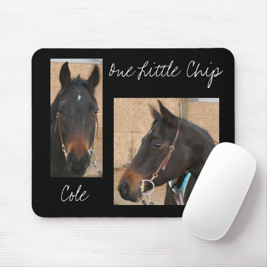 Tapis De Souris Cheval quart Mousepad (Avec souris)