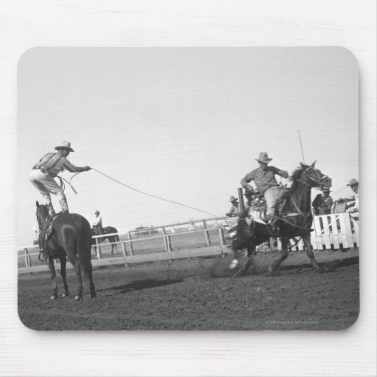 Tapis De Souris Cheval Roping (Devant)