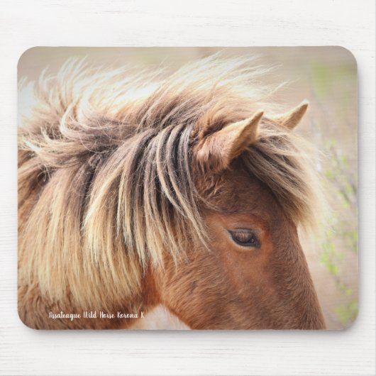 Tapis De Souris Cheval sauvage d'Assateague (Devant)