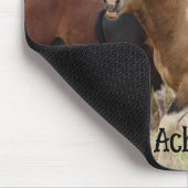Tapis De Souris Cheval sauvage sourit (Coin)