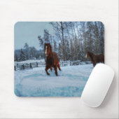 Tapis De Souris Cheval Sorrel Spirité en Neige pour les amateurs d (Avec souris)