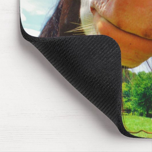 Tapis De Souris Cheval souriant (Coin)