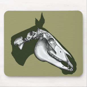 Tapis De Souris Cheval Squelette