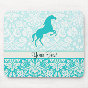Tapis De Souris Cheval turquoise