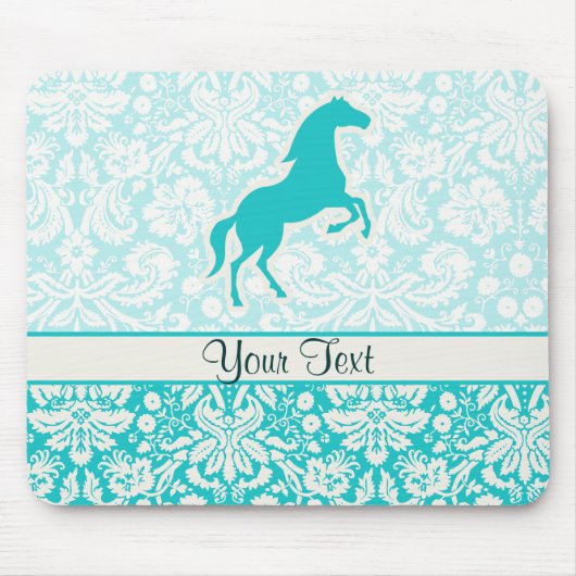 Tapis De Souris Cheval turquoise (Devant)