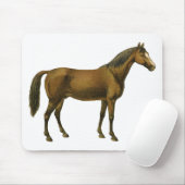 Tapis De Souris Cheval vintage (Avec souris)
