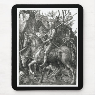 Tapis De Souris Chevalier, Mort & Diable - Albrecht Dürer c. 1513