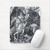 Tapis De Souris Chevalier, mort et le diable - Albrecht Dürer (Avec souris)