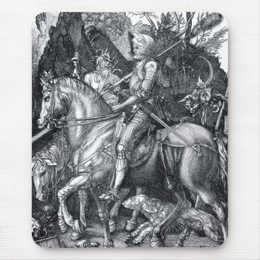 Tapis De Souris Chevalier, mort et le diable - Albrecht Dürer (Devant)