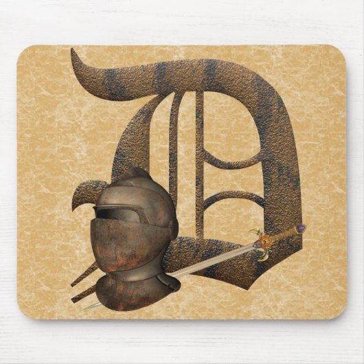 Tapis De Souris Chevaliers rouillés D initial (Devant)