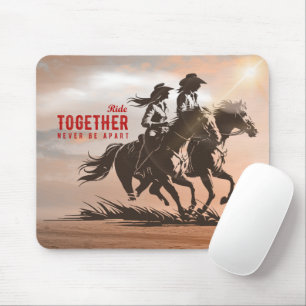 Tapis De Souris Chevaucher ensemble - Une merveilleuse vie de West