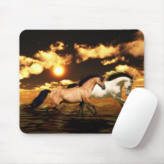 Tapis De Souris Chevaux (Avec souris)