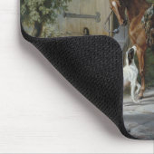 Tapis De Souris Chevaux à la Porche (par Albrecht Adam) (Coin)
