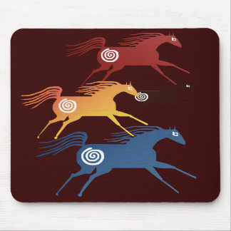 Tapis De Souris Chevaux antiques Mousepad