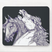 Tapis De Souris Chevaux classiques (Devant)