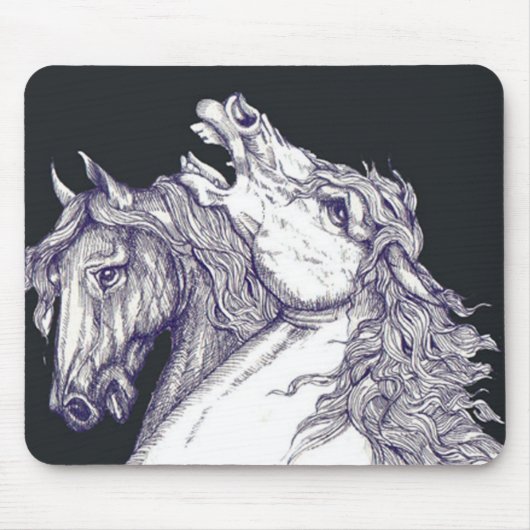 Tapis De Souris Chevaux classiques (Devant)
