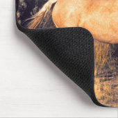 Tapis De Souris Chevaux courir un ranch Ponderosa (Coin)