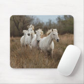 Tapis De Souris Chevaux de Camargue en course (Avec souris)
