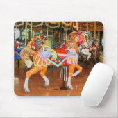 Tapis De Souris Chevaux de carrousel (Avec souris)