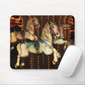 Tapis De Souris Chevaux de carrousel (Avec souris)