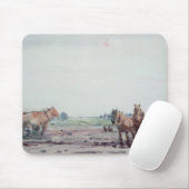 Tapis De Souris Chevaux de charrue (Avec souris)