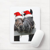 Tapis De Souris Chevaux de Noël (Avec souris)