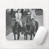Tapis De Souris Chevaux d'équitation de couples (Avec souris)