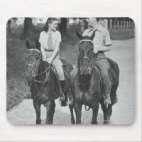 Chevaux d'équitation de couples
