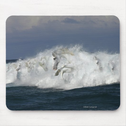 Tapis De Souris Chevaux d'imaginaire : Mer (Devant)
