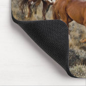 Tapis De Souris Chevaux errant dans les collines (Coin)