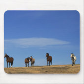 Tapis De Souris Chevaux et ciel (Devant)