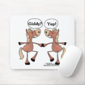 Tapis De Souris Chevaux Giddy Up (Avec souris)