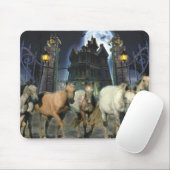 Tapis De Souris Chevaux Halloween Mousepad (Avec souris)