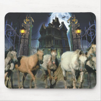 Tapis De Souris Chevaux Halloween Mousepad