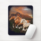 Tapis De Souris chevaux sauvages (Avec souris)