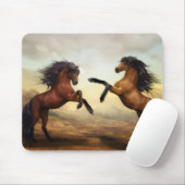 Tapis De Souris Chevaux sauvages (Avec souris)