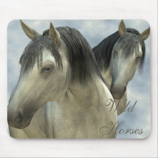 Tapis De Souris Chevaux sauvages - cheval, animal, faune