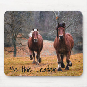 Tapis De Souris Chevaux Soyez Le Leader