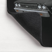 Tapis De Souris Chevelle 1968 solides solubles : Finition noire : (Coin)