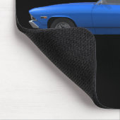 Tapis De Souris Chevelle 1969 solides solubles : Finition bleue : (Coin)