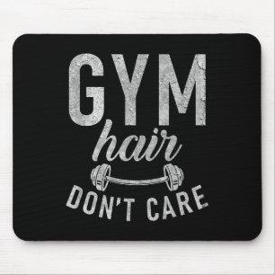 Tapis De Souris Cheveux de salle de sport, ça m'est égal, drôle de