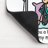 Tapis De Souris Cheveux foncés d'effet secondaire de médicament (Coin)