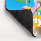 Tapis De Souris Chèvre avec des pétards de fête (Coin)