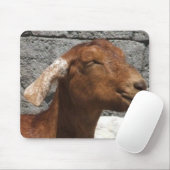 Tapis De Souris Chèvre heureuse (Avec souris)