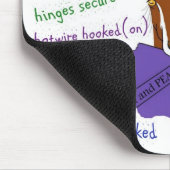 Tapis De Souris chèvre, lamancha, évasion (Coin)