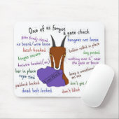 Tapis De Souris chèvre, lamancha, évasion (Avec souris)