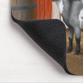 Tapis De Souris Chèvre tachetée gris mou (Coin)
