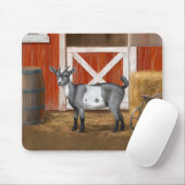 Tapis De Souris Chèvre tachetée gris mou (Avec souris)