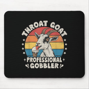 Tapis De Souris Chèvre Throat Rétro Inapproprié Adulte Humour Amus